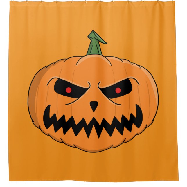 Cortina Para Box Menacing Jack O'Lantern Halloween (Frente)