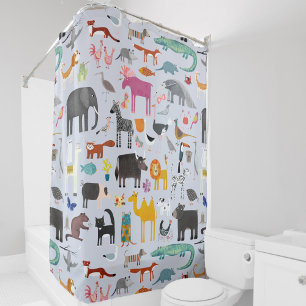 Cortina Para Box Menagerie animal