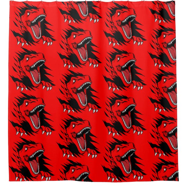 Cortina Para Box Meninos dinossauros (Frente)