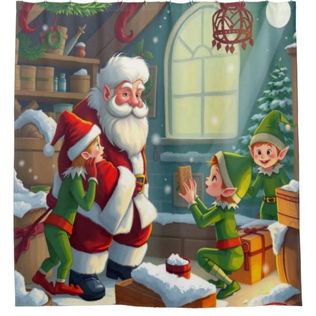 Cortina Para Box Merry Christmas  (Frente)