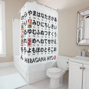Cortina Para Box mesa Japonesa de Hiragana (Hanafuda)