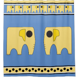 Cortina Para Box Meus Elefantes Amarelos Sunny