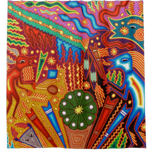 Cortina Para Box México * Mayan Aztec LatinoX Hispânico