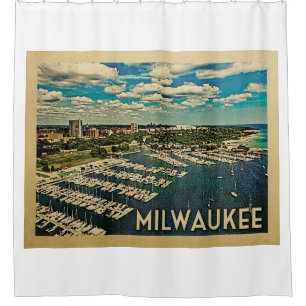 Cortina Para Box Milwaukee Wisconsin Viagens vintage