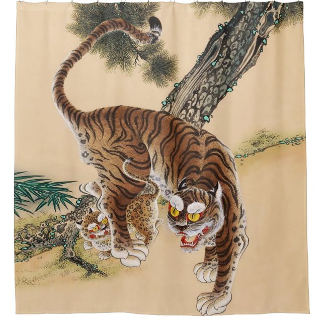 Cortina Para Box Minhwa Tigre Feio Coreano  (Frente)