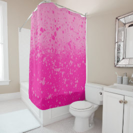 Cortina Para Box Minimalismo Rosa