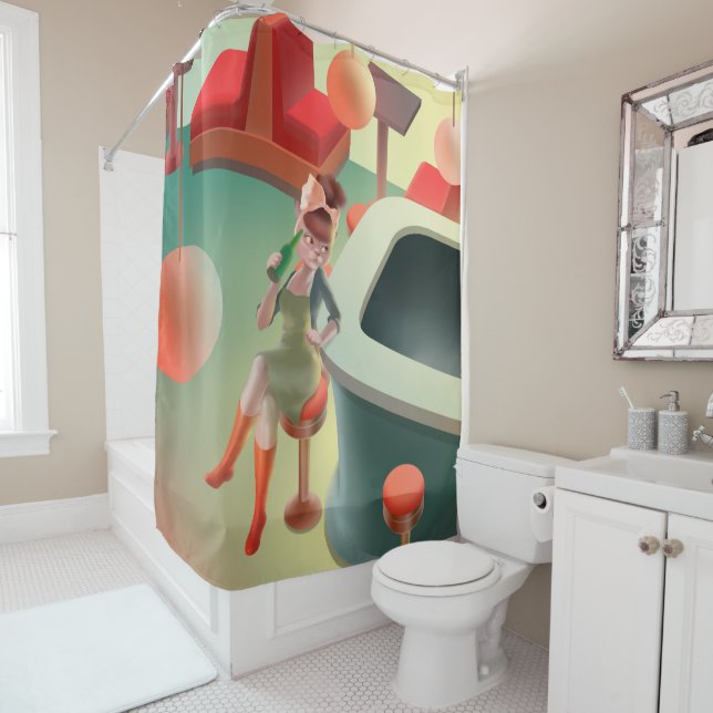 Cortina Para Box Miss Meow - Bar Noturno (In Situ)