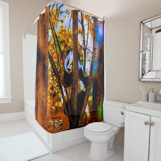 Cortina Para Box Modelos De Urso: Panda Life 01-02 (In Situ)