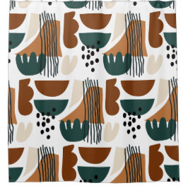 Cortina Para Box Modern Abstract Shower Curtain