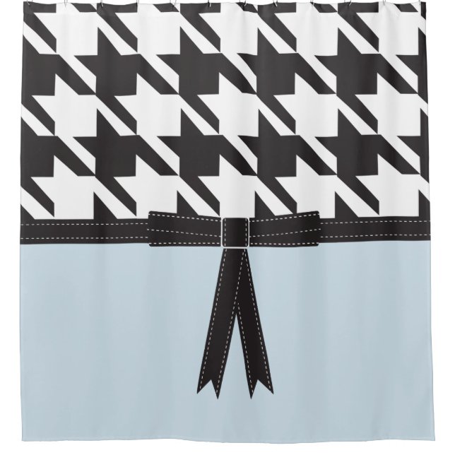 Cortina Para Box Modern Houndstooth (Frente)