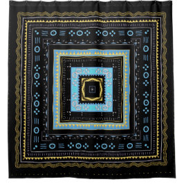 Cortina Para Box Modern Mudcloth Print