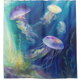 Cortina Para Box "Moinho Luminescente: Balé de medusa"