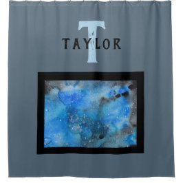 Cortina Para Box Monograma Abstrato Art