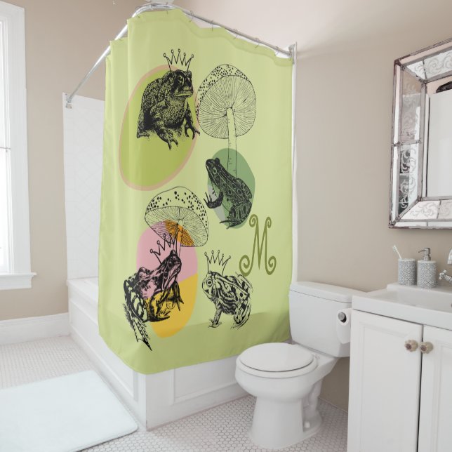 Cortina Para Box Monograma estético de macacos de galinha (In Situ)