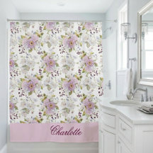 Monograma Personalizado de Flor Silvestre Botânica