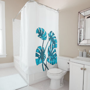 Cortina Para Box Monstera, design tropical e baleeira!