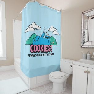 Cortina Para Box Monstro de cookies Cookies Sempre a resposta cer