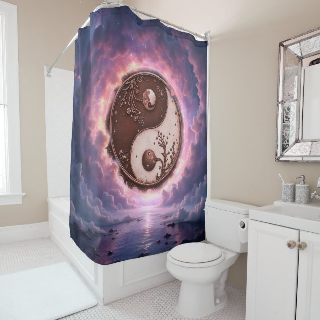 Cortina Para Box Moonlit Balance – Yin Yang of Eternal Light.  (In Situ)