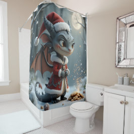 Cortina Para Box Moonlit Cookie Bandit – The Grey Christmas Dragon.