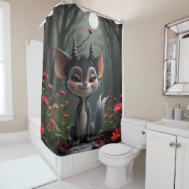 Cortina Para Box Moonlit Mischief Forest Spirit of Crimson Bloom. 