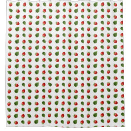 Cortina Para Box Morangos bonito, frescos, de Fruta, de Verão, com 