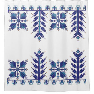 Cortina Para Box Motif Tradicional, Motif Tradicional Romeno T-S