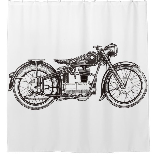 Cortina Para Box Motociclo clássico III (Frente)