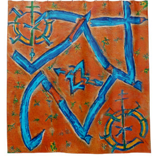 Cortina Para Box Motoses berberbere amazigh, abstrato e símbolos