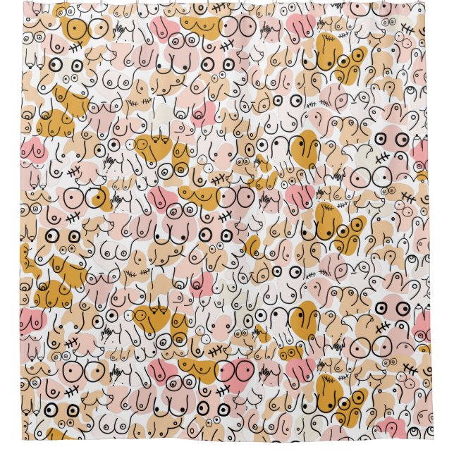 Cortina Para Box mulher falida (Frente)