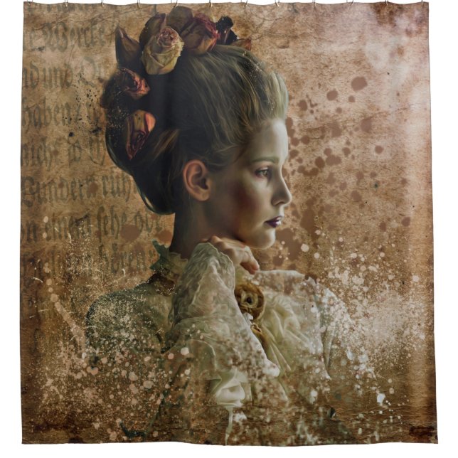 Cortina Para Box Mulher-fantasma do halloween (Frente)