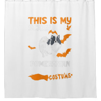 Cortina Para Box Mulheres Pomeranianas - Costume Preto E Branco