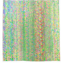 Cortina Para Box Multicolored Shimmery Shower Curtain