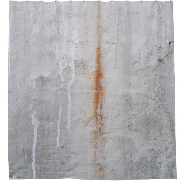 Cortina Para Box muro de betão cinza (Frente)