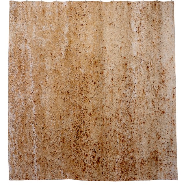 Cortina Para Box Muro de ferro enferrujado, detalhe de textura. (Frente)