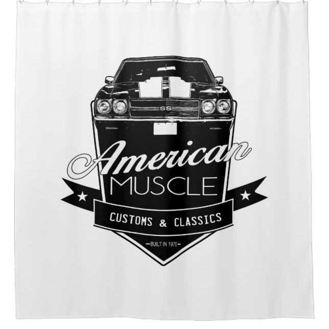 Cortina Para Box Músculo americano Chevelle (Frente)