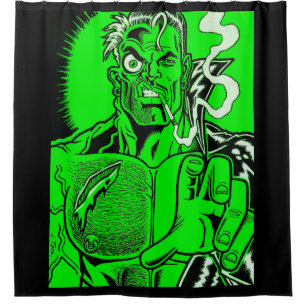 Cortina Para Box Mutante Homem Musculoso