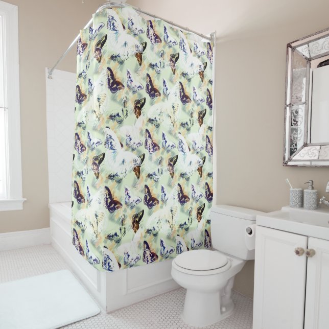 Cortina Para Box Na moda de borboleta adorável (In Situ)