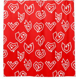 Cortina Para Box Namorados Branco Mazes