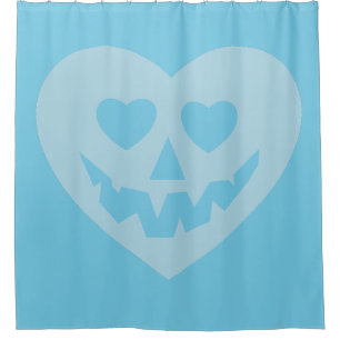 Cortina Para Box namorados pastel de halloween azul assustador góti