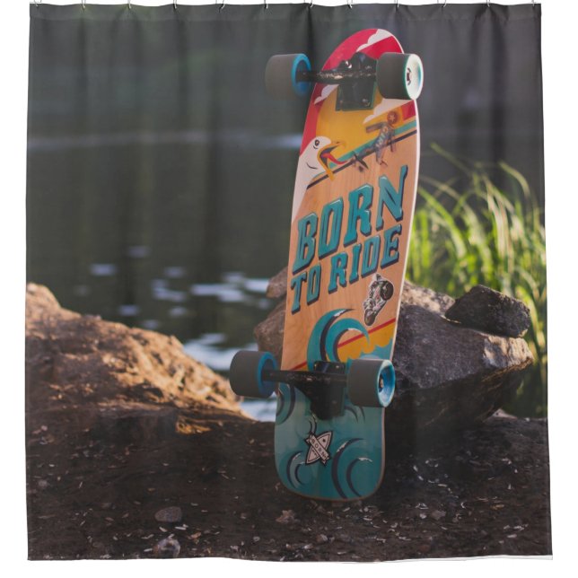 Cortina Para Box Nascer De Skate Para Ir (Frente)
