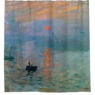 Cortina Para Box Nascer do sol da impressão por Claude Monet