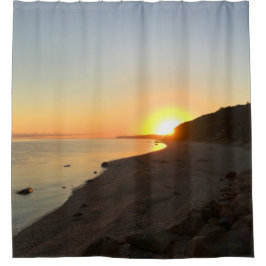 Cortina Para Box Nascer do Sol Sobre o Long Island Sound