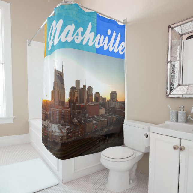 Cortina Para Box Nashville Tennessee City Scape Beauful (In Situ)