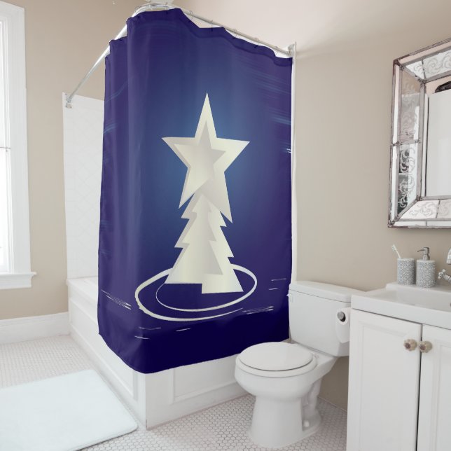 Cortina Para Box Natal branco (In Situ)