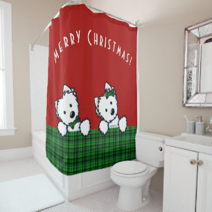 Cortina Para Box Natal de KiniArt Westie