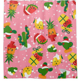 Cortina Para Box natal fruta morango melancia limão