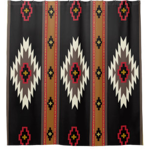 Cortina Para Box Navajo Design 7 Bandana