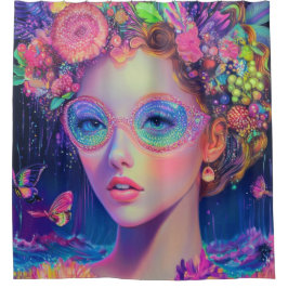 Cortina Para Box Neon Garden Goddese