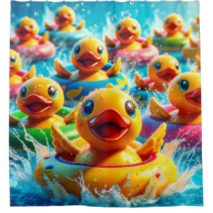 Cortina Para Box "New Braunfels Tx: Tubing Duckies on the Comal"
