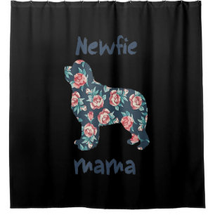 Cortina Para Box Newfie mama   Mãe de cão da Terra Nova presente